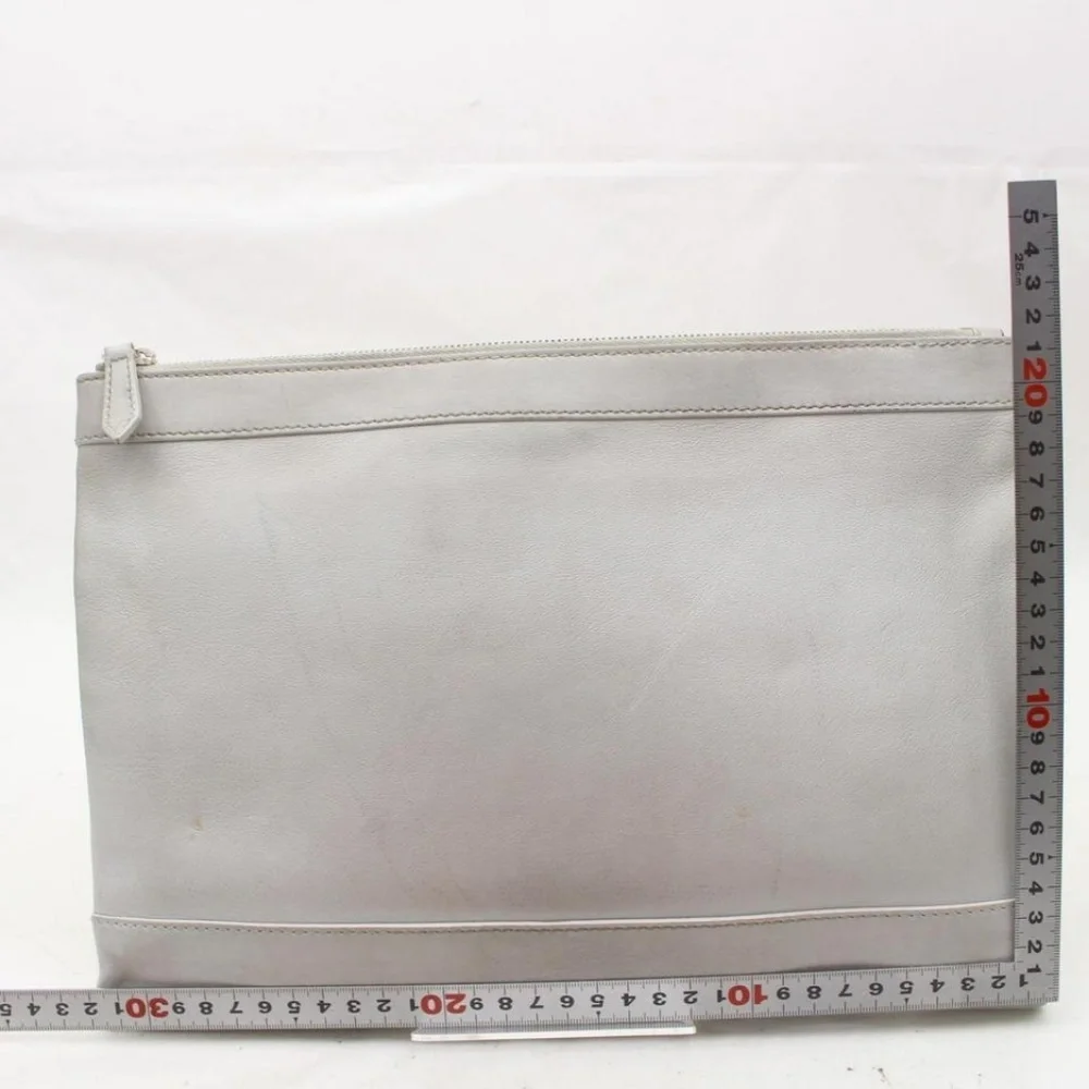 Balenciaga Light Grey Everyday Zip Pouch 868540
